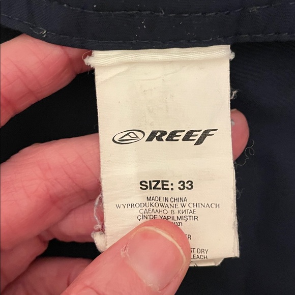 Reef Men's Navy Swim Board Shorts size 33 inch waist - Picture 5 of 6